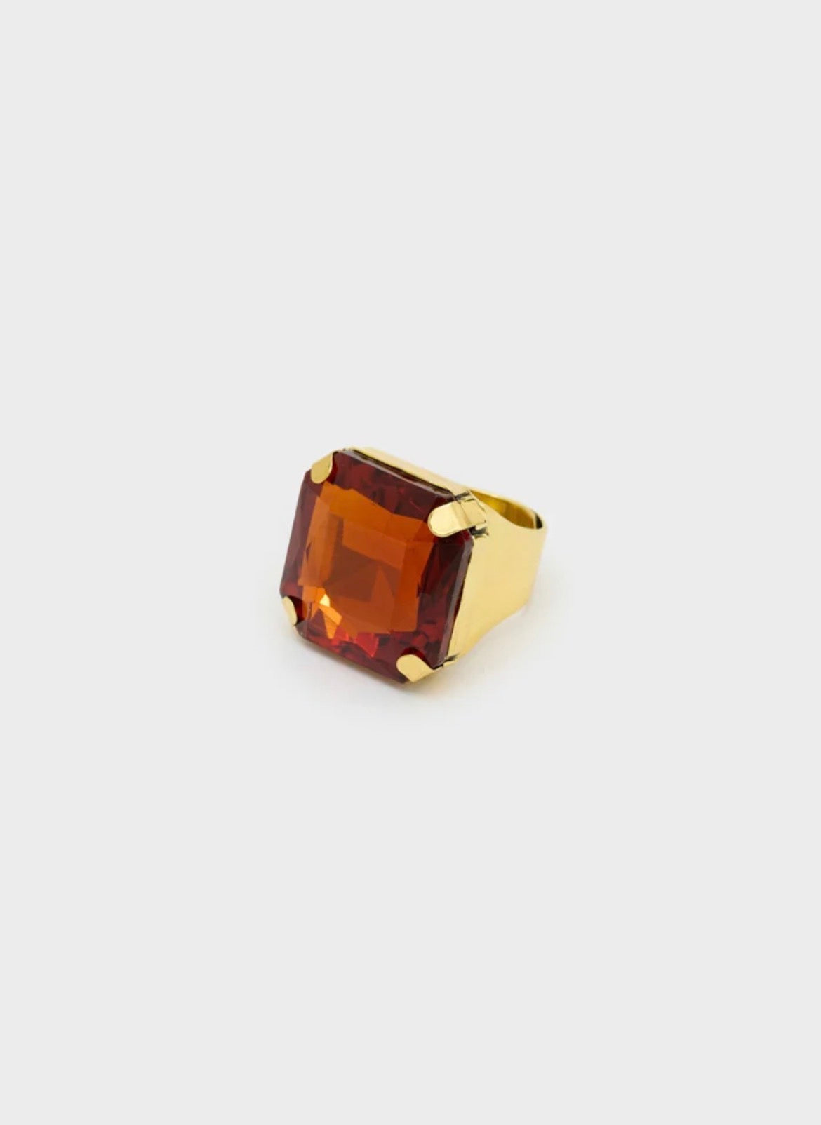 ANELLO VALE CON PIETRA ROSSO