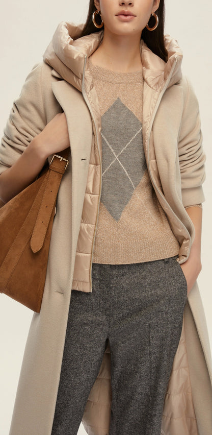 Cappotto Desiderio Emme Marella imbottito lungo