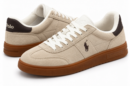 Scarpa beige Ralph laureSUEDE-BEDFORD PP-SK-LTL