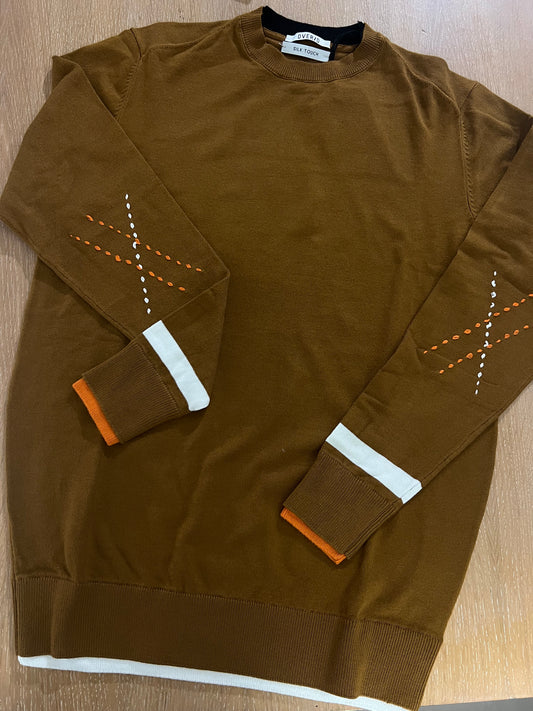 Maglia g/c c/contrasto