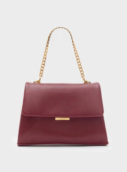 BORSA CAROLINE SMALL A MANO+TRACOLLA ROSSO