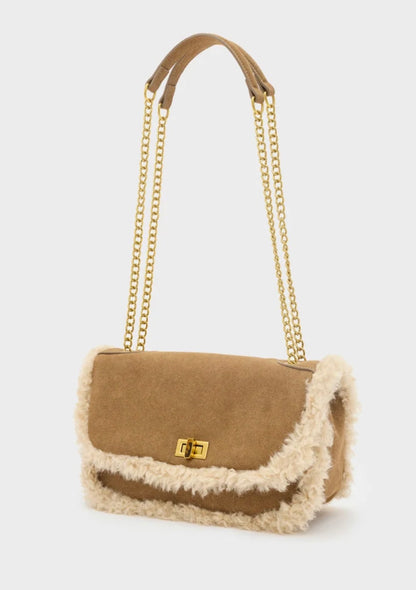 BORSA ERIN A SPALLA MARRONE
