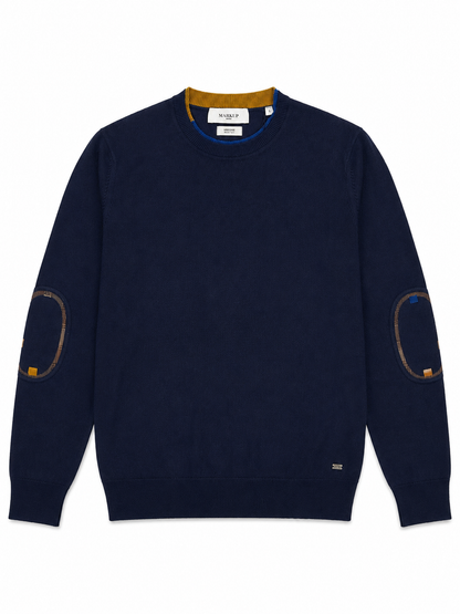 Pull girocollo punto riso viscosa
