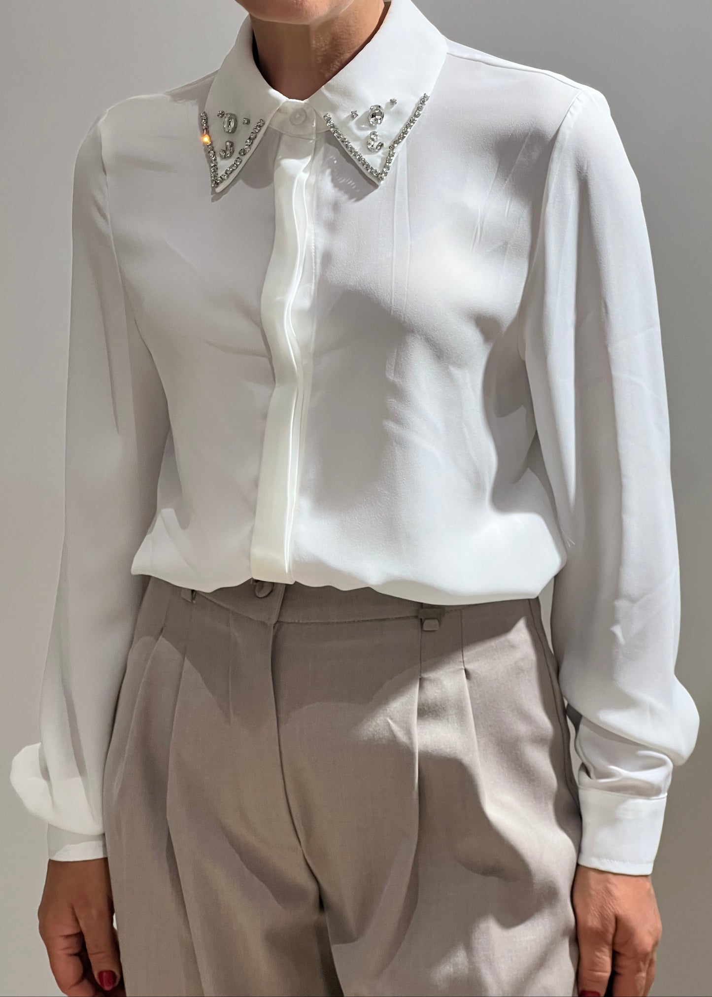 Camicia applicazione strass