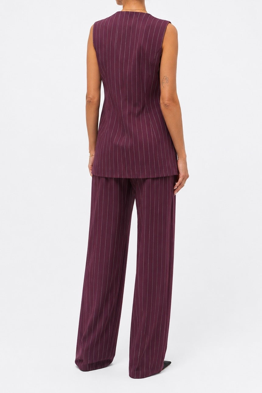 PANTALONE PALAZZO GESSATO