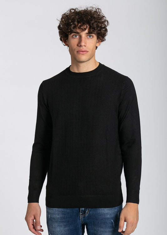 Maglia girocollo nero