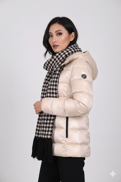 Sciarpa piede de poule