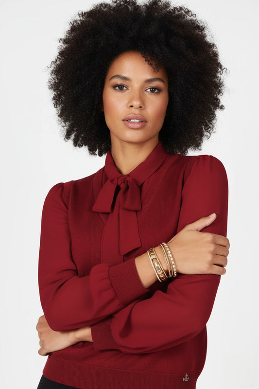 Maglia effetto gilet