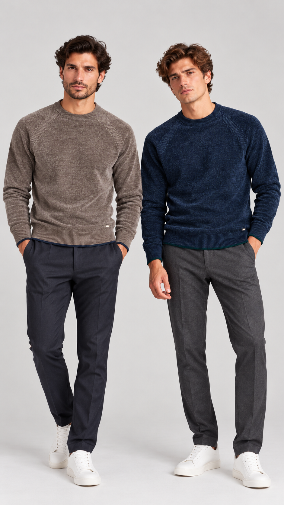 Pull girocollo ciniglia