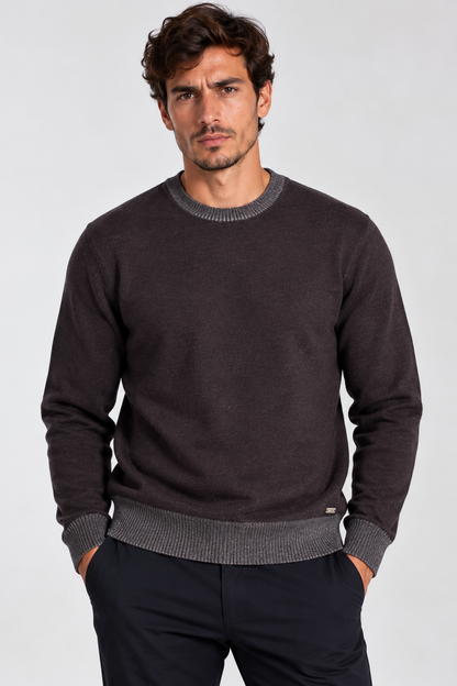pull girocollo bordi vanise