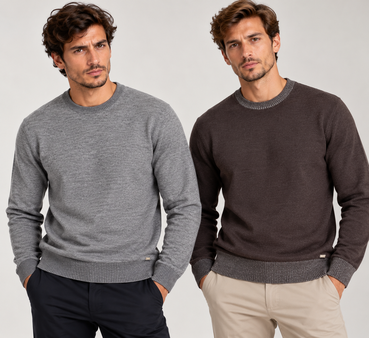 pull girocollo bordi vanise