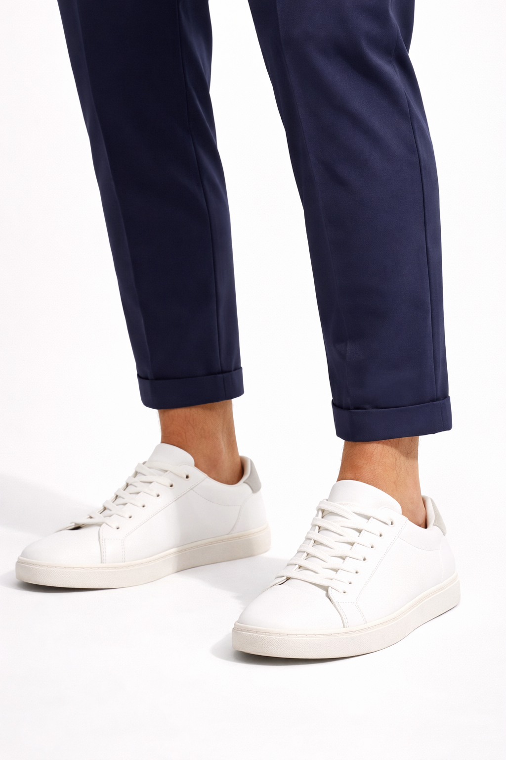 Pantalone cropped nylon elastam
