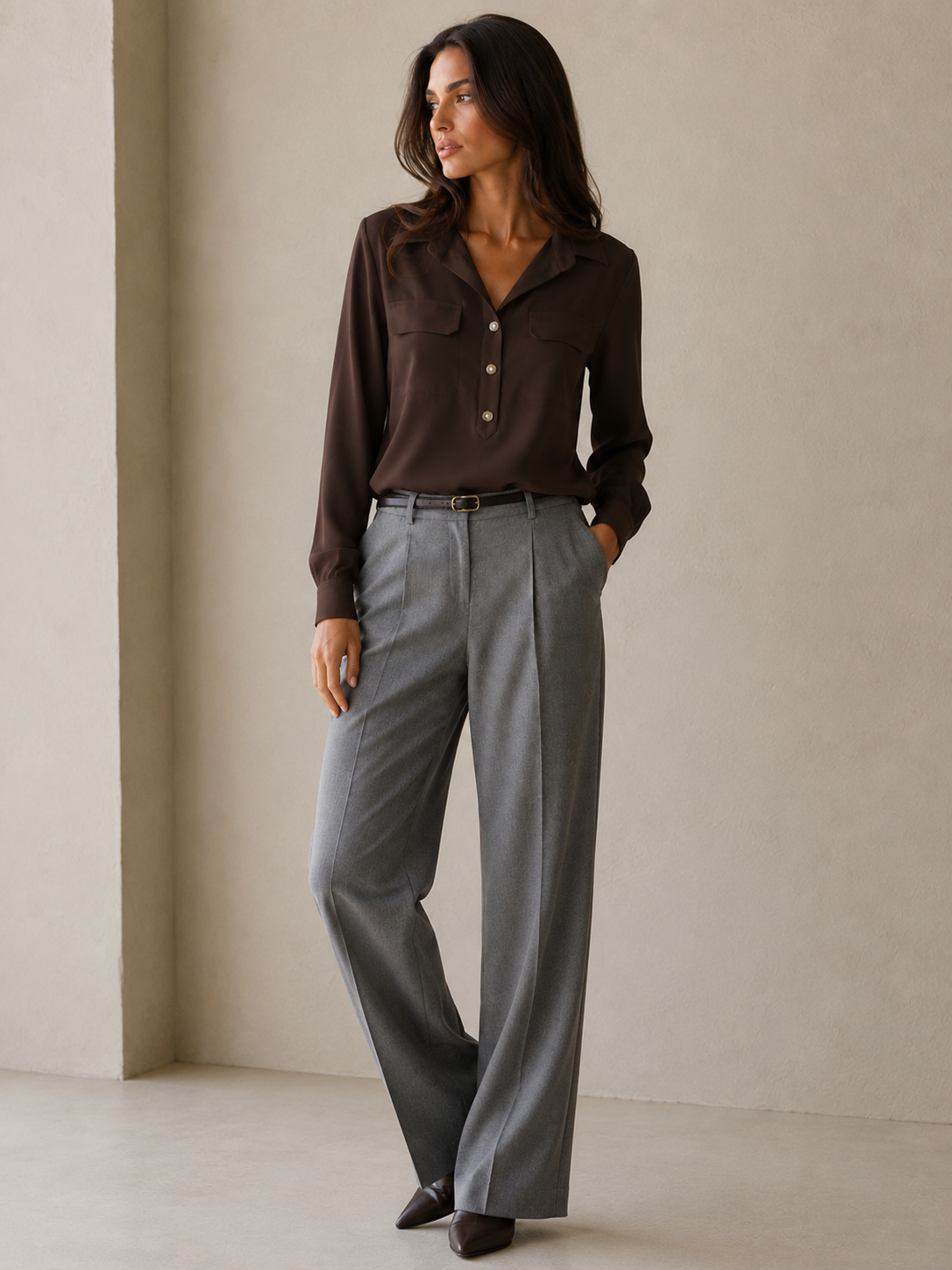 CAMICIA CON PATTINE