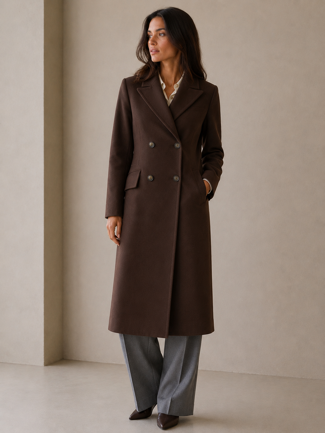 CAPPOTTO LUNGO DOPPIOPETTO