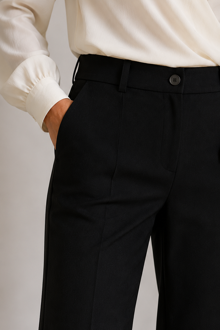 PANTALONI CON RISVOLTO
