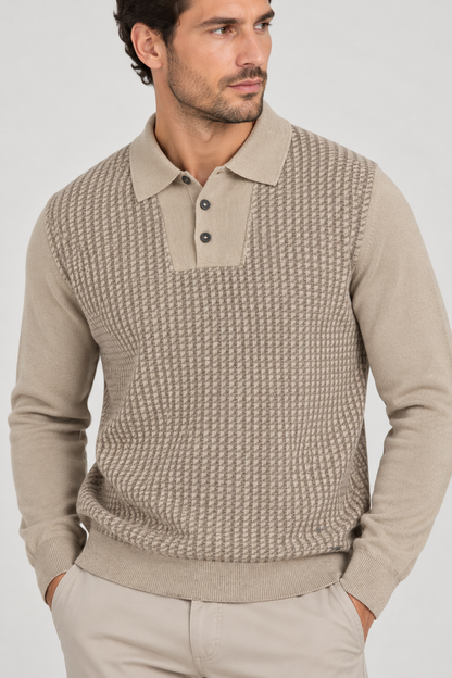 Pull punto bicolor