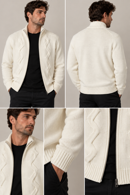 Pull ful zip trecce