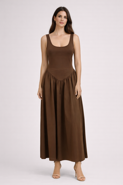 Abito popelin cotone