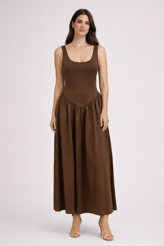 Abito popelin cotone