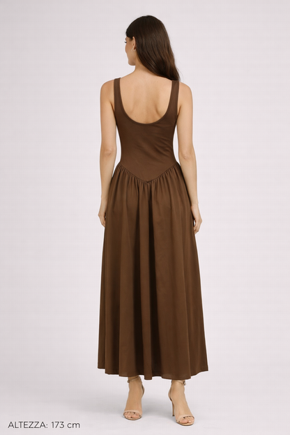 Abito popelin cotone