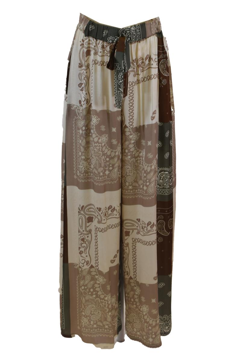 Pantalone girasole raso viscosa