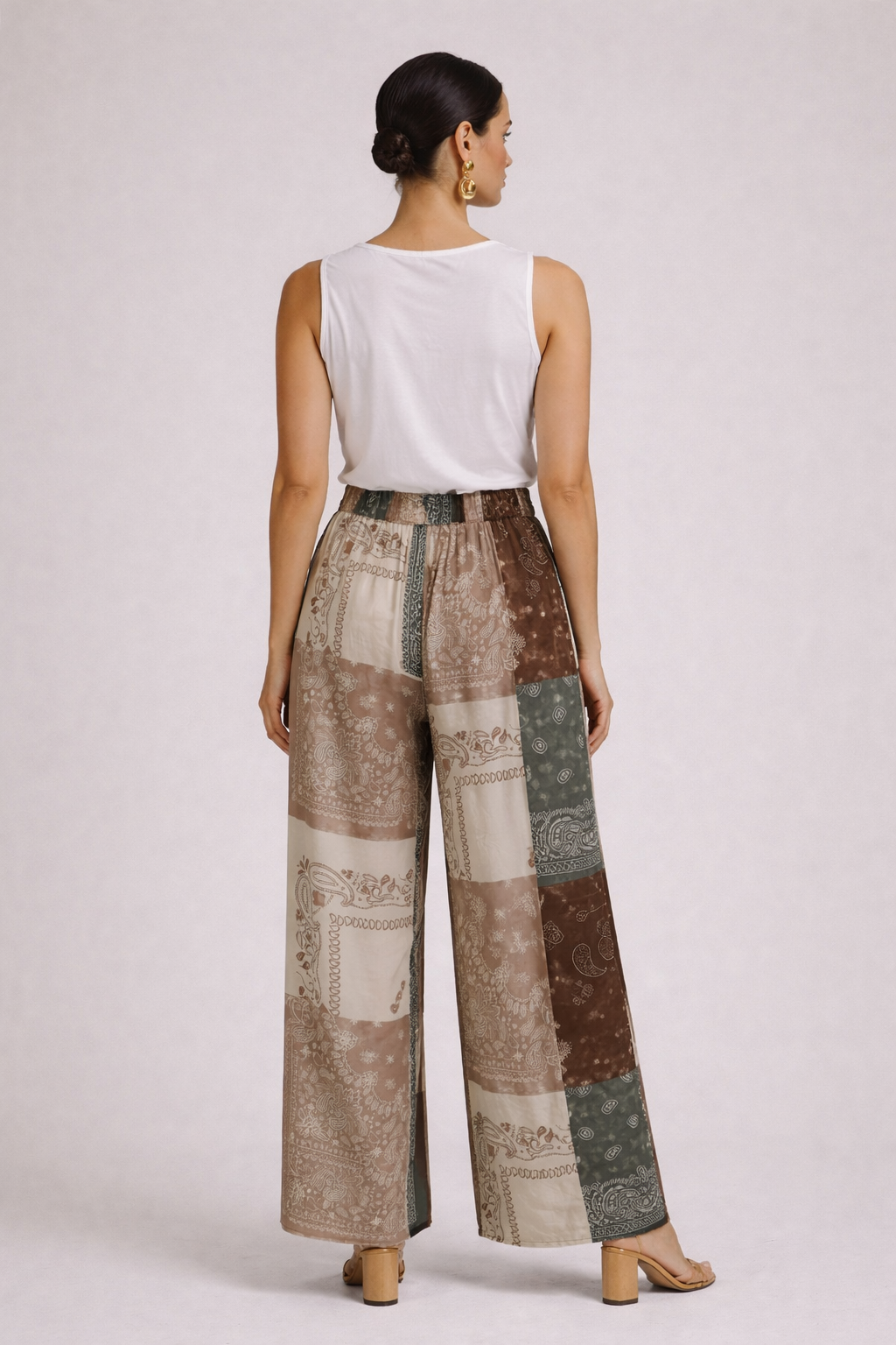 Pantalone girasole raso viscosa