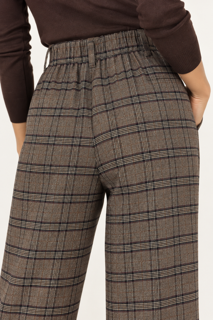 PANTALONE CROPPED TEX QUADRO