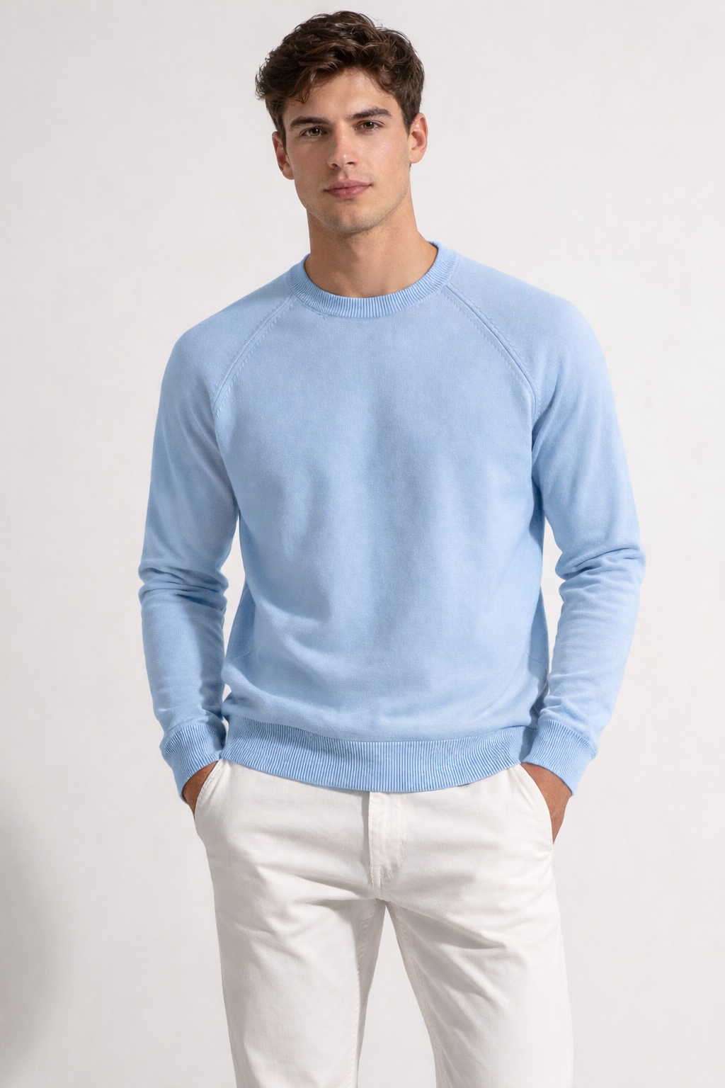 Pull girocollo M/L raglan