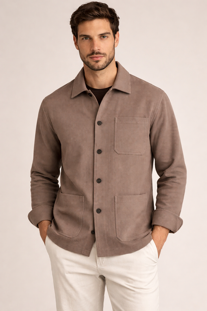 Overshirt  3 tasche seersucker
