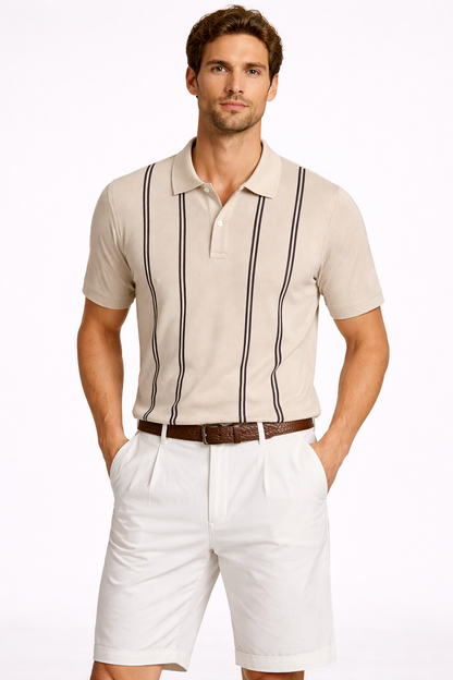 Polo m/m f14 rigata verticale