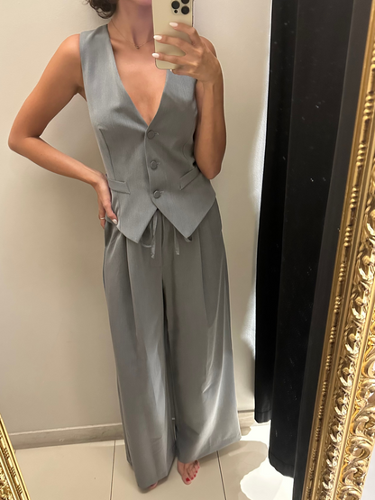 Gilet basic in grigio o nero