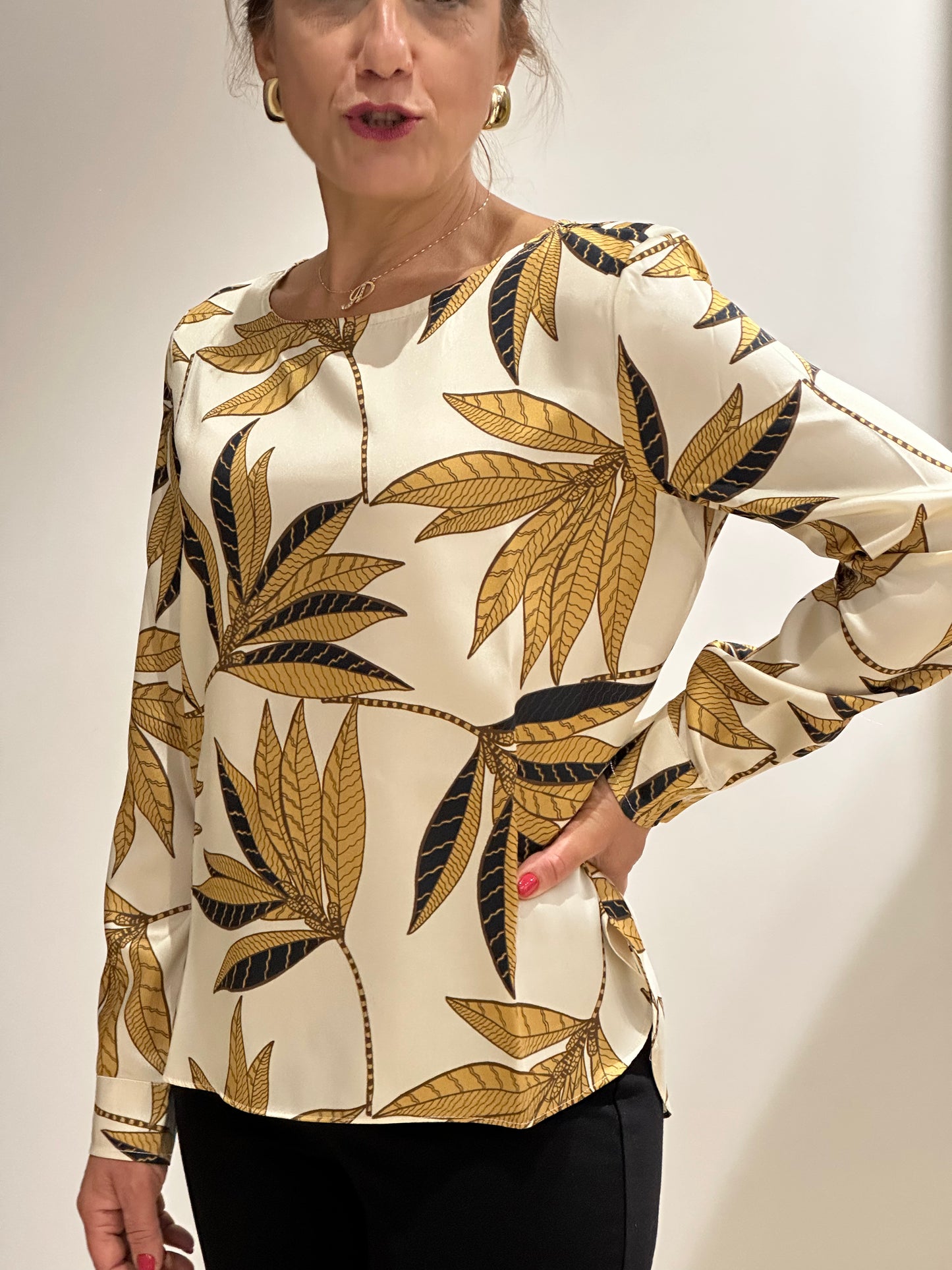 Camicia Jimco twill poliestere stamp