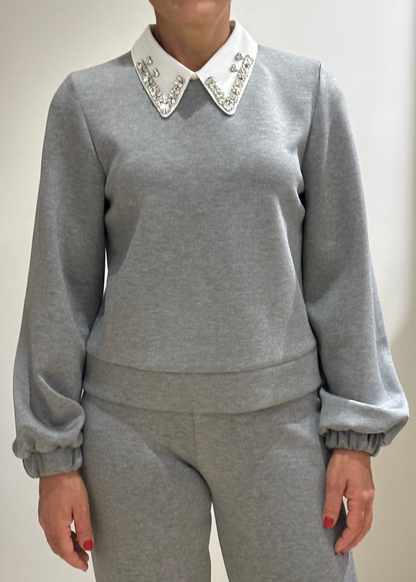 Maglia applicazione al collo
