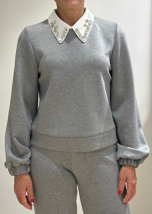 Maglia applicazione al collo