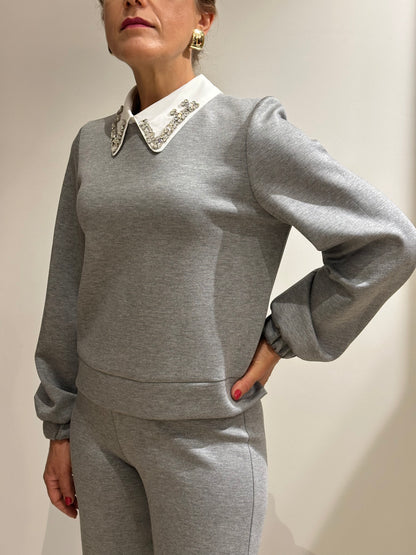 Maglia applicazione al collo