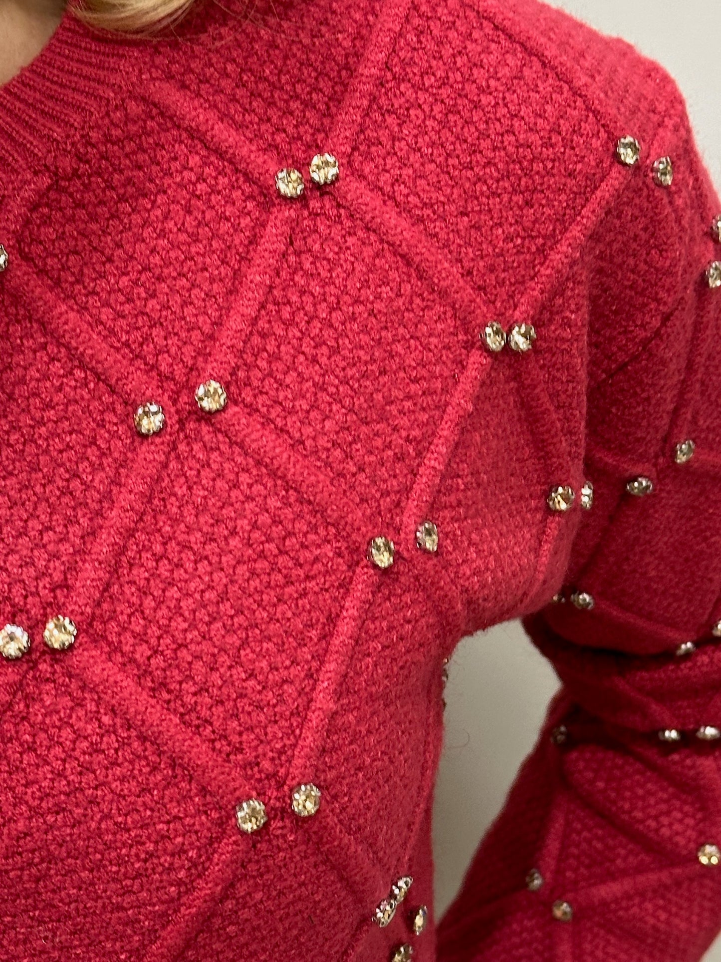 Girocollo con strass