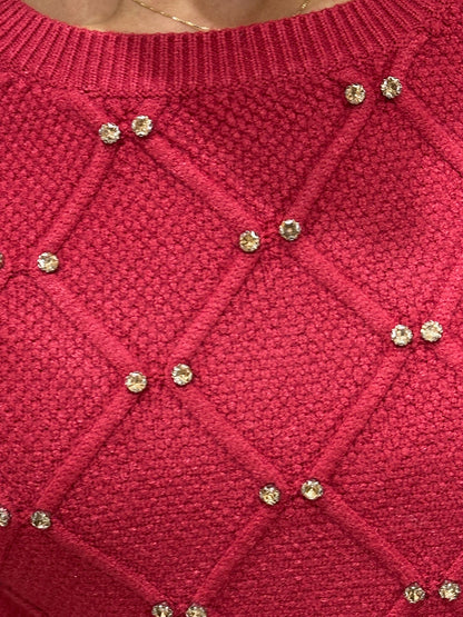 Girocollo con strass