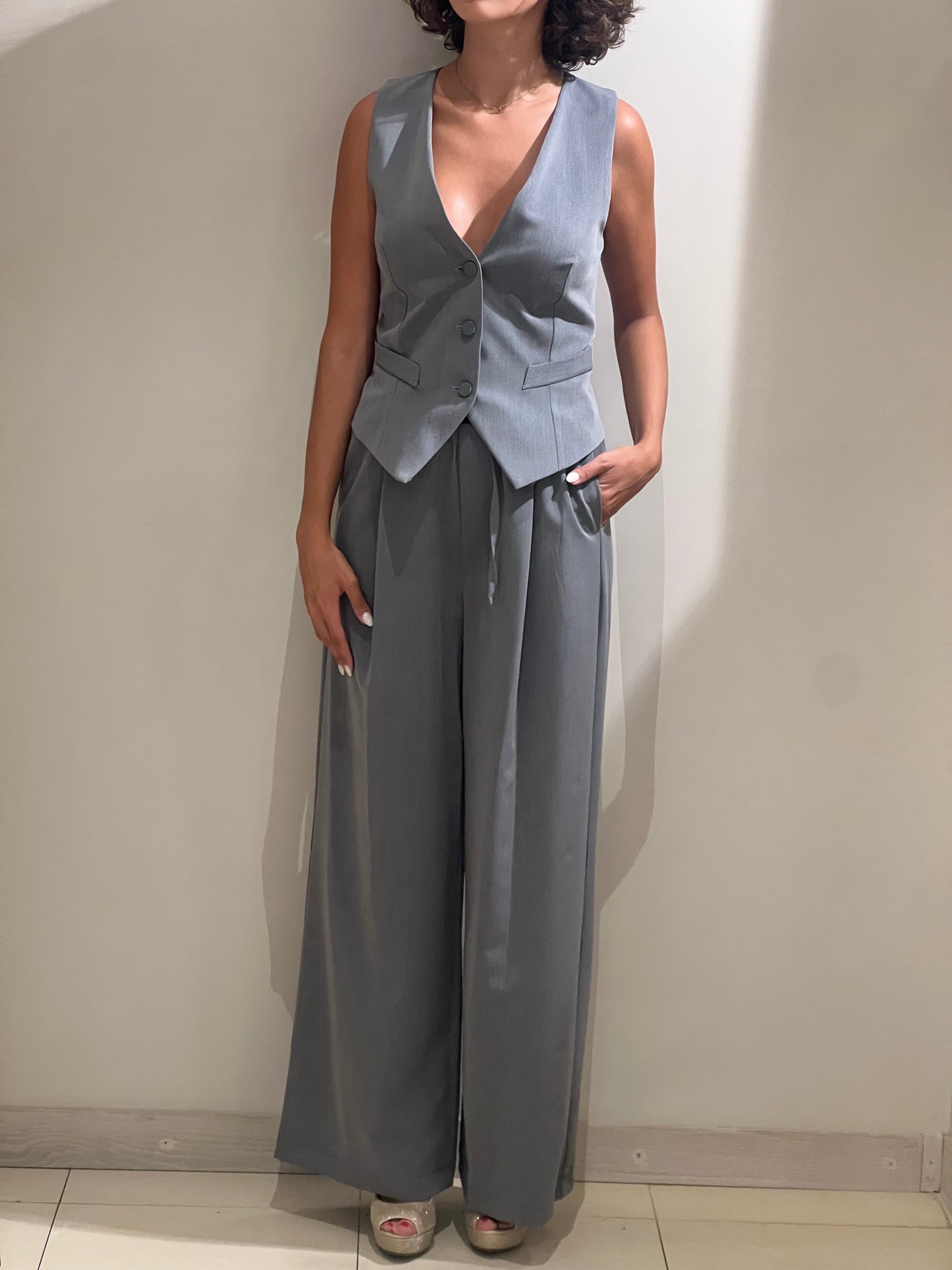 Gilet basic in grigio o nero