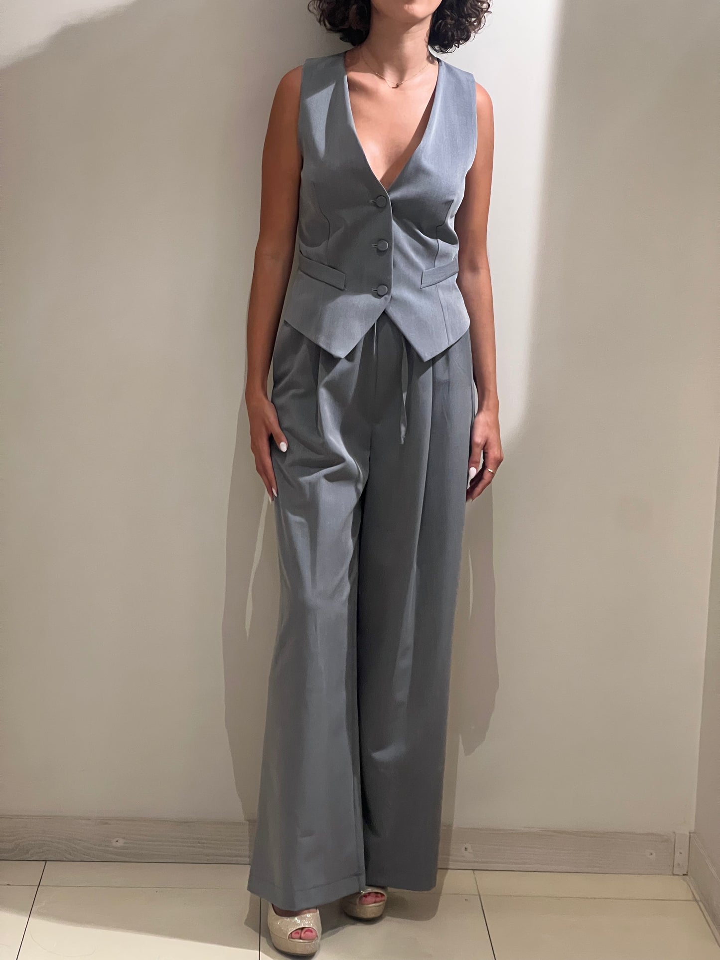 Gilet basic in grigio o nero
