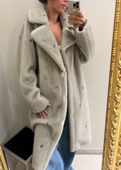 Cappotto Vicolo con pietre grigio o marrone