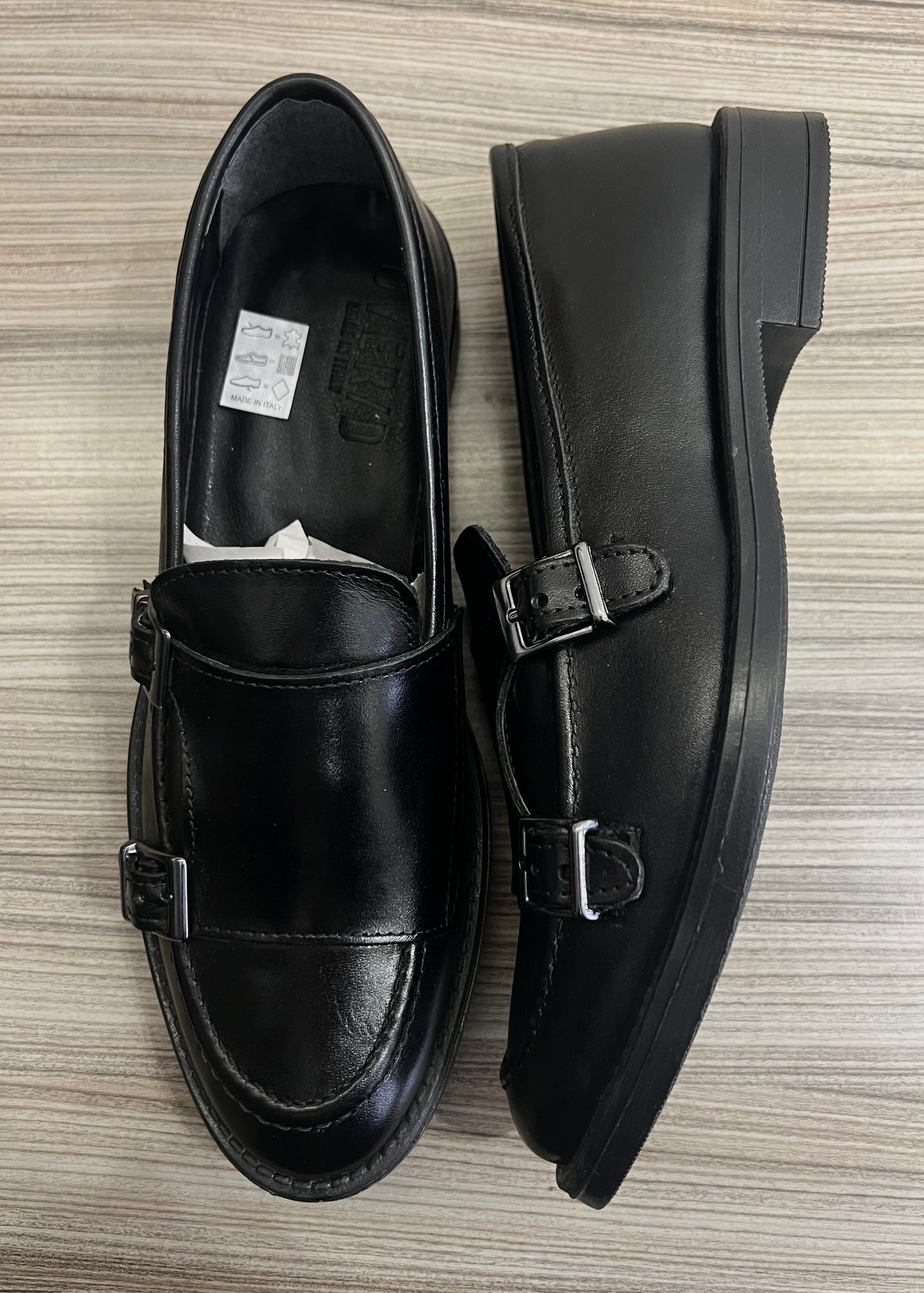 SLIP-ON C/FIBBIE PELLE