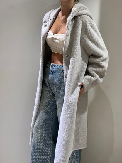 Cappotto Calotta Iimbottito lungo