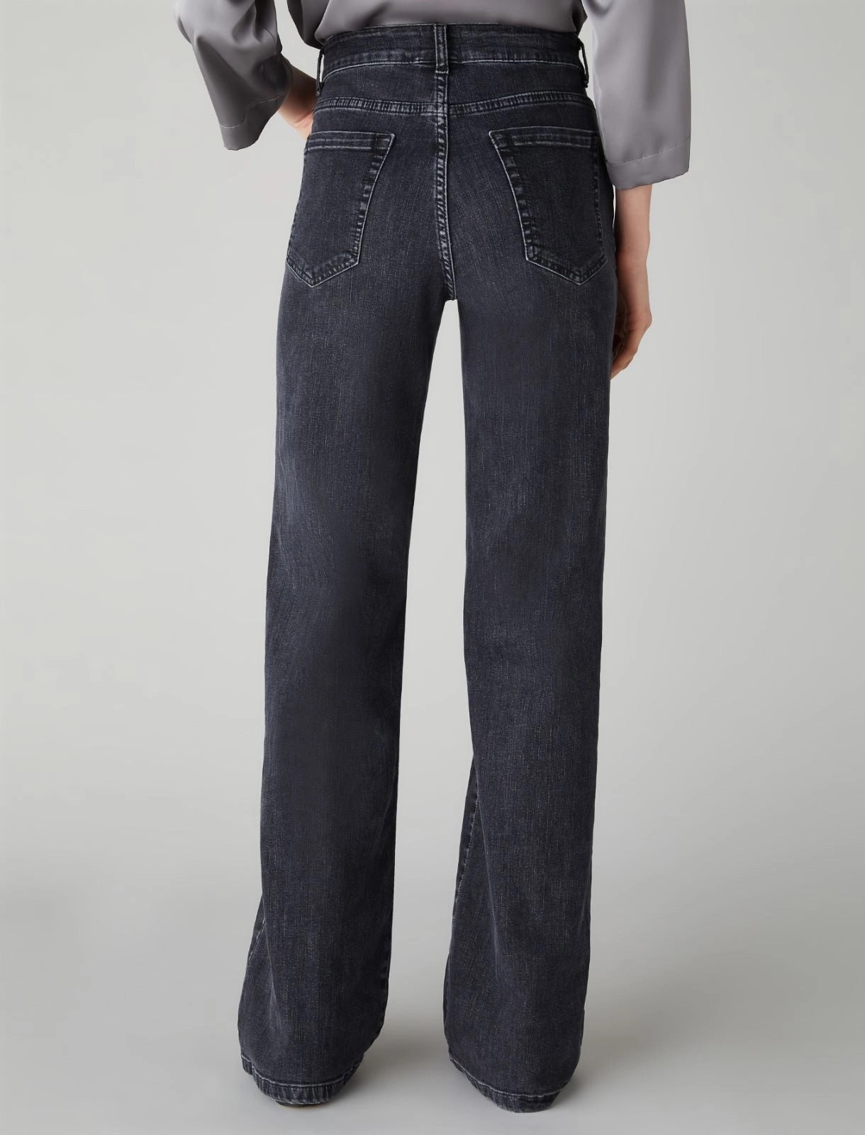 Pantaloni in denim nero