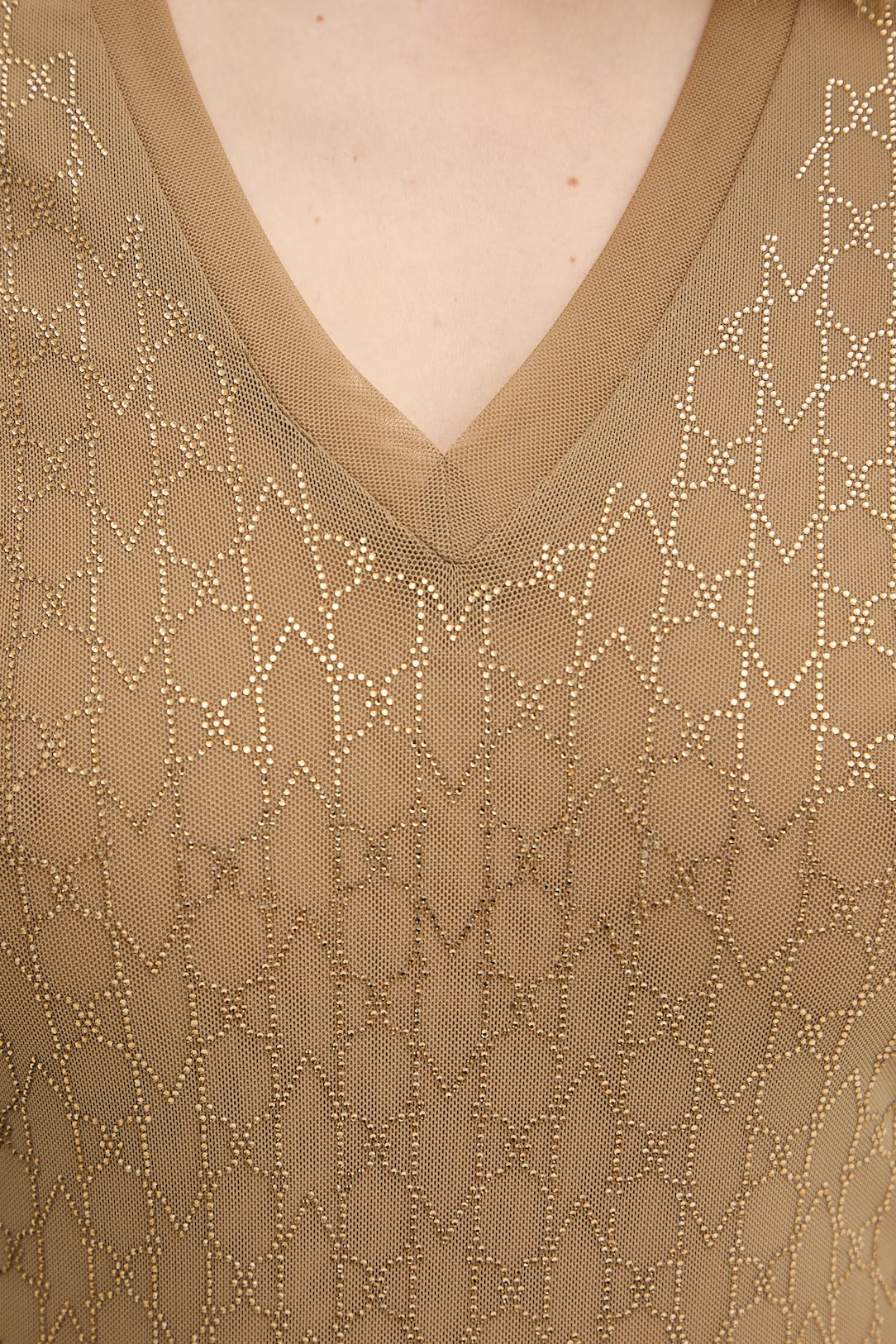 ARIA 3/4 SLEEVE V NECK TOP