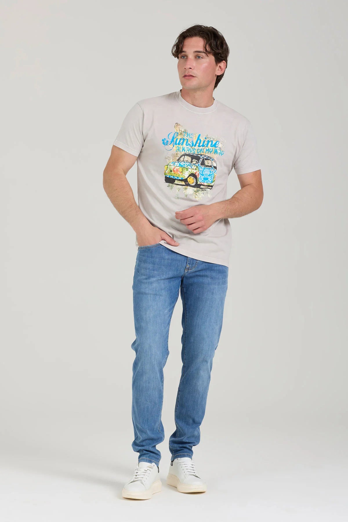 Adam denim slim lav medio