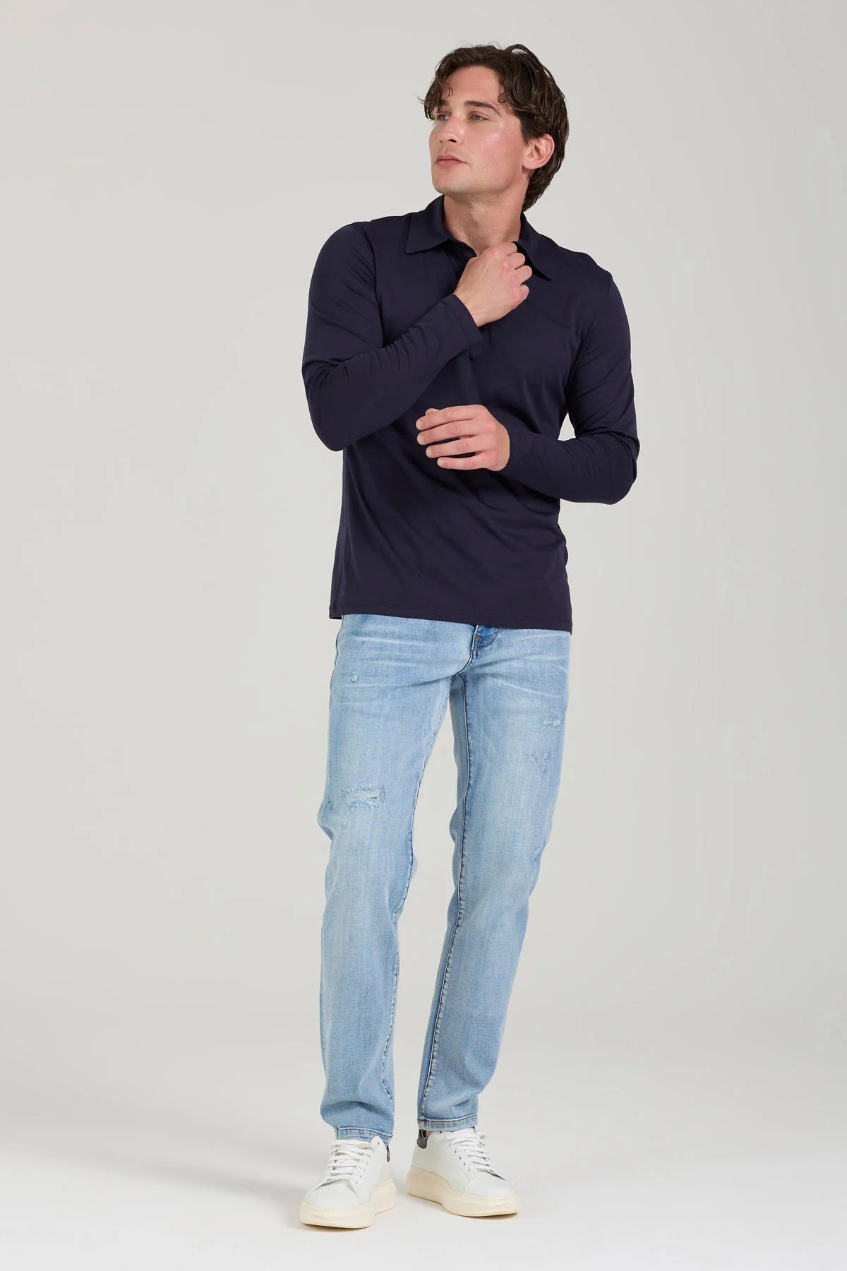 Nardy denim loose lav chiaro 10,5oz