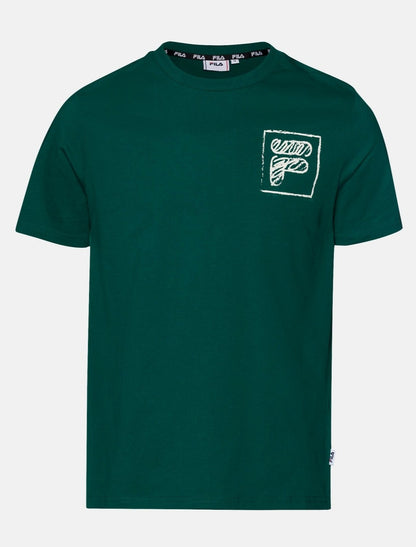 T-shirt con stampa luton verde