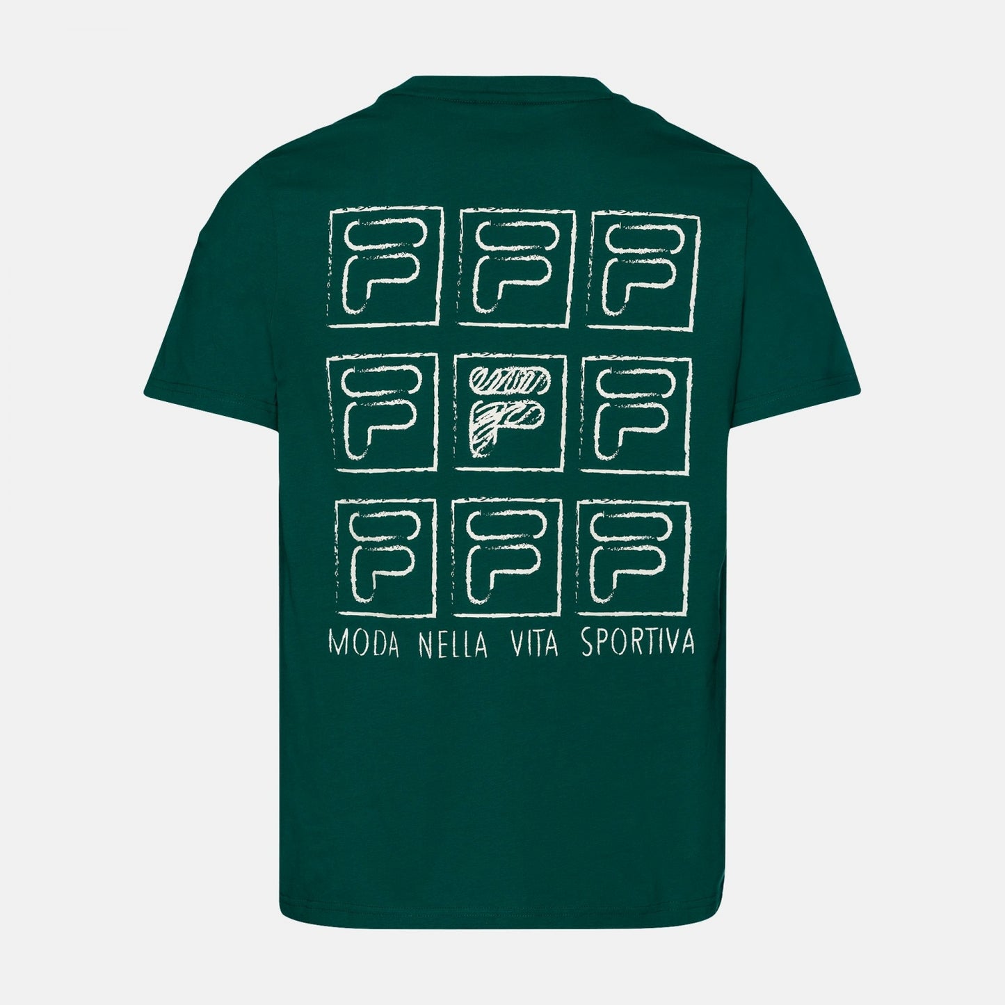 T-shirt con stampa luton verde