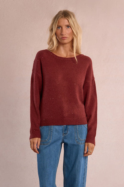Pullover lavorato in maglia