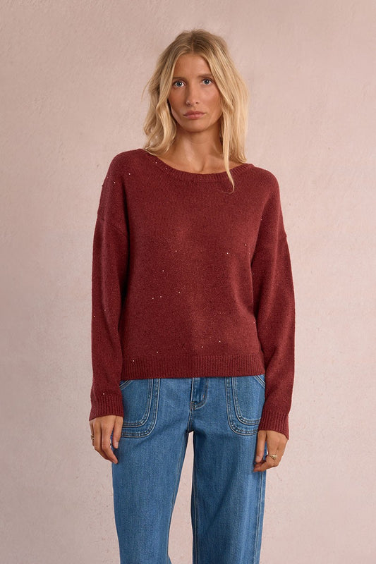 Pullover lavorato in maglia